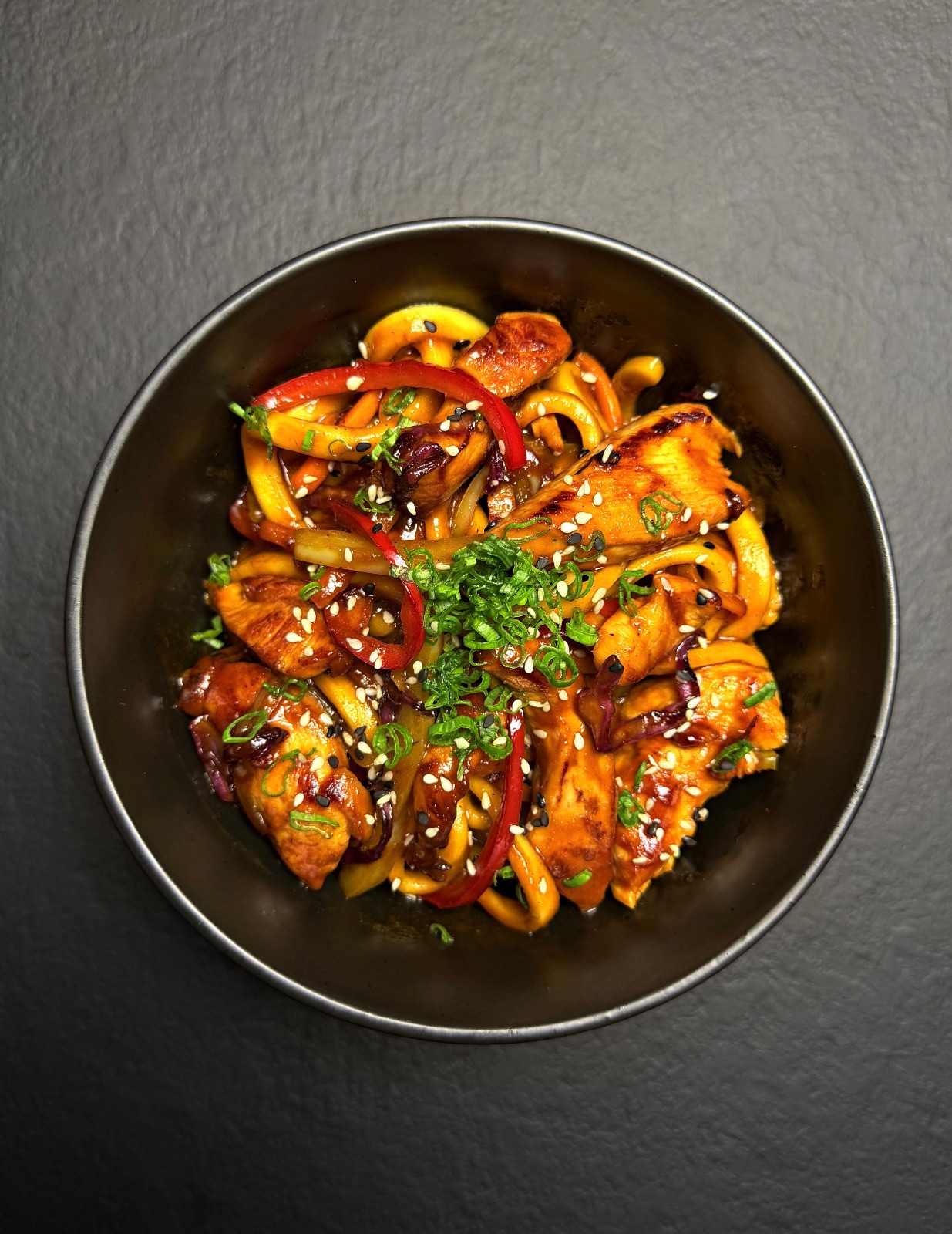 Thai noodles with Chicken Sweet & Sour