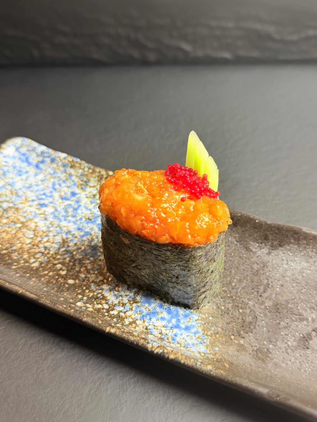 Spicy Salmon Gunkan